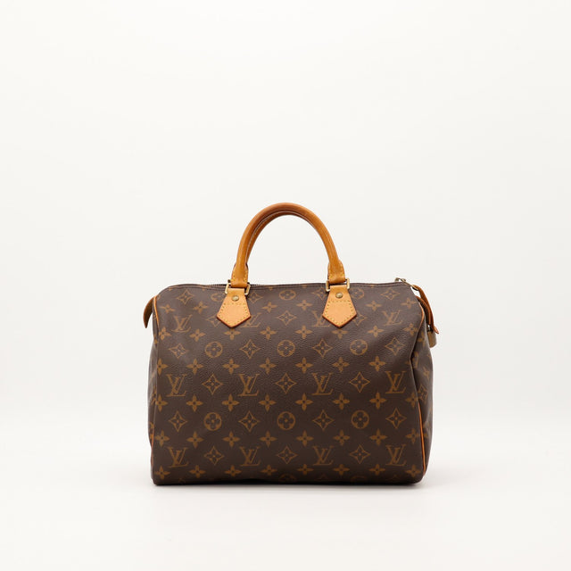 Sac Louis Vuitton Speedy 30 toile Monogram vue de face occasion authentique — AMANA Vintage