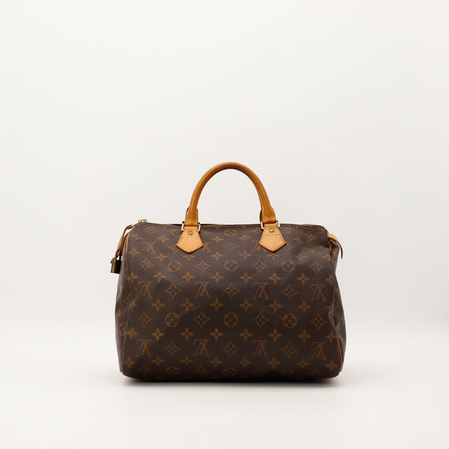 Louis Vuitton Speedy 30 vue de dos toile Monogram occasion authentique — AMANA Vintage