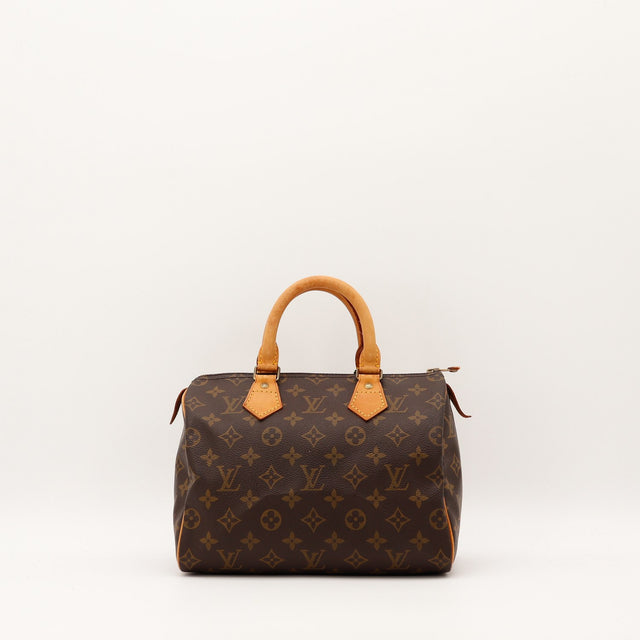 Sac Louis Vuitton Speedy 25 toile Monogram vue de face occasion authentique — AMANA Vintage