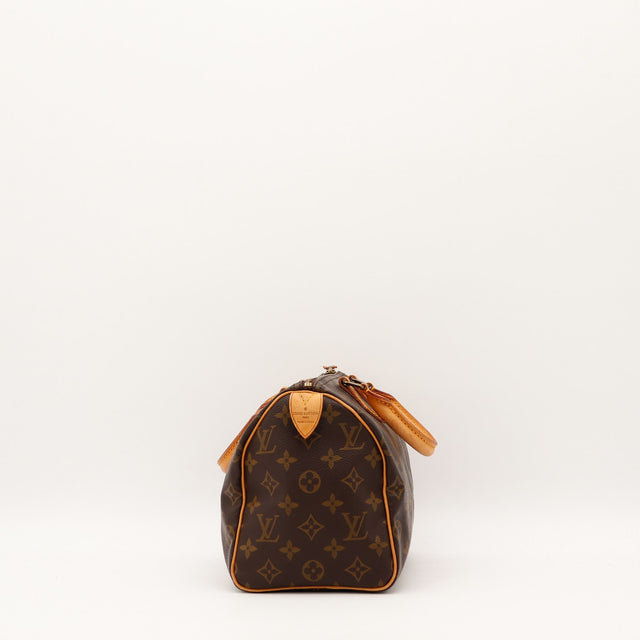 Cadenas Louis Vuitton Speedy 25 argenterie doree occasion authentique — AMANA Vintage