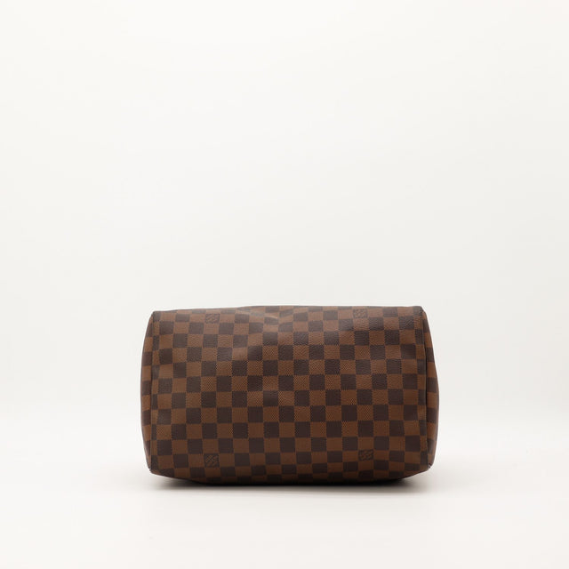 Louis Vuitton Speedy 30 Damier Ebène vue du dessous occasion authentique — AMANA Vintage