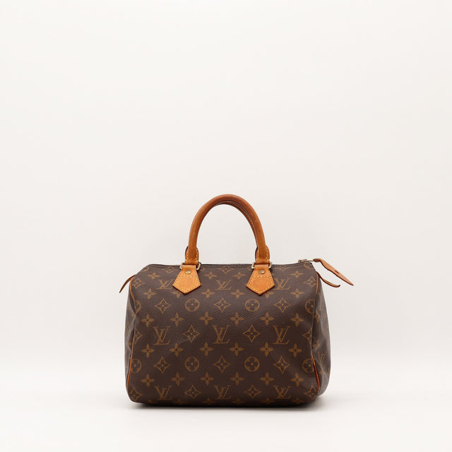 Sac Louis Vuitton Speedy 25 toile Monogram vue de face occasion authentique — AMANA Vintage