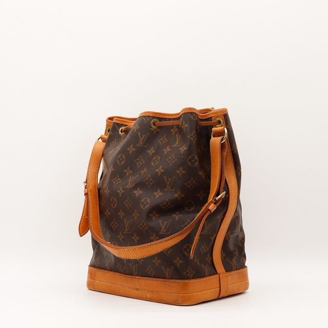 Ficelle de serrage patinée Louis Vuitton Noé GM Monogram — AMANA Vintage