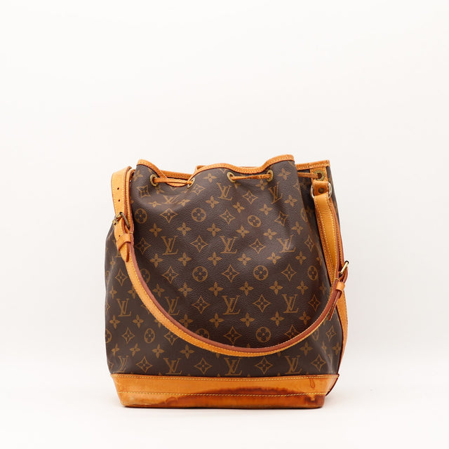 Fond en vachette assombri Louis Vuitton Noé GM occasion authentique — AMANA Vintage