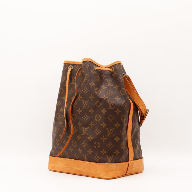 Sac seau Louis Vuitton Noé GM Monogram vue de dos occasion authentique — AMANA Vintage