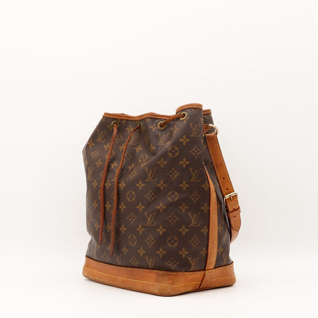 Sac seau Louis Vuitton Noé GM Monogram vue de dos occasion authentique — AMANA Vintage