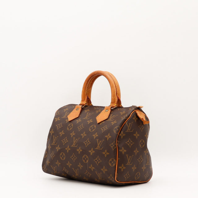 Vue de dos Louis Vuitton Speedy 25 Toile Monogramme occasion authentique — AMANA Vintage