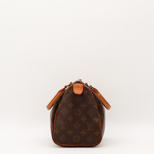 Vue de l'intérieur Louis Vuitton Speedy 25 Toile Monogramme occasion authentique — AMANA Vintage