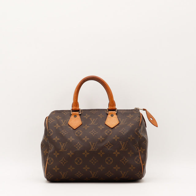 Vue de face Louis Vuitton Speedy 25 Toile Monogramme occasion authentique — AMANA Vintage