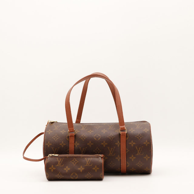 Sac Louis Vuitton Papillon 30 toile Monogram vue de face occasion authentique — AMANA Vintage