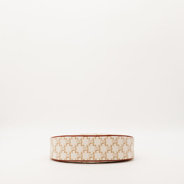 Sac Celine Ava Triomphe ivoire vue du dessous — AMANA Vintage