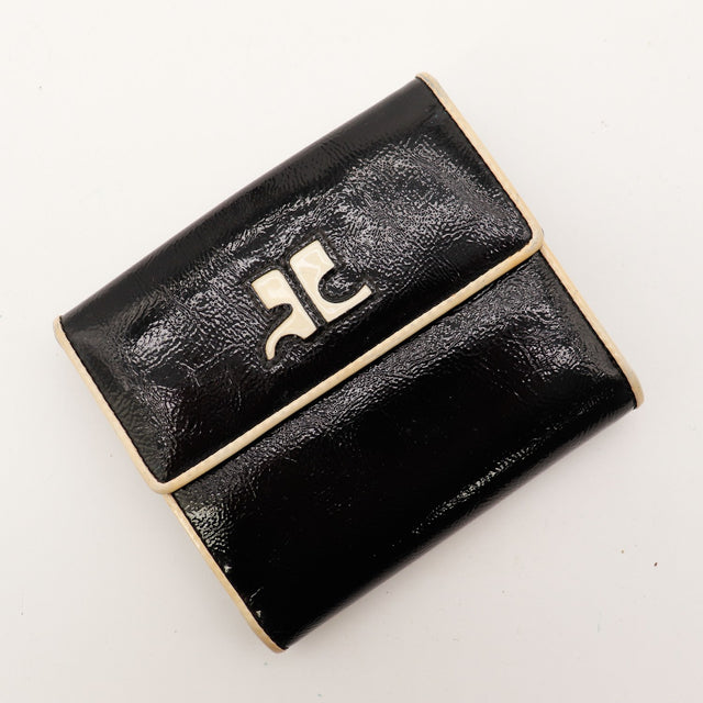 Courrèges Patent Leather Wallet