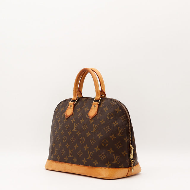 Sac Louis Vuitton Alma PM toile Monogram vue de côté occasion authentique — AMANA Vintage