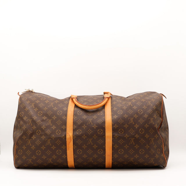 Intérieur doublure du Louis Vuitton Keepall 55 Monogramme — AMANA Vintage