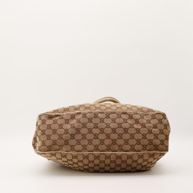 Fond sac Gucci Sukey Tote canvas GG état général occasion — AMANA Vintage