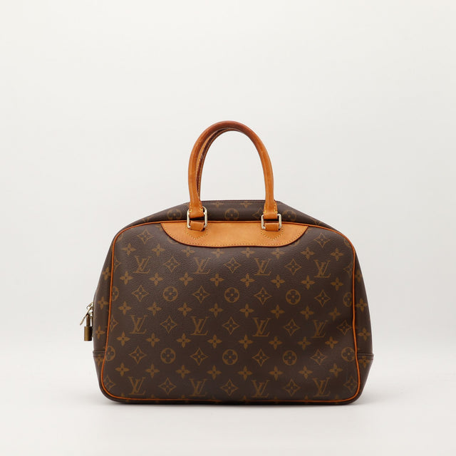 Vue arriere sac Louis Vuitton Deauville toile Monogram — AMANA Vintage