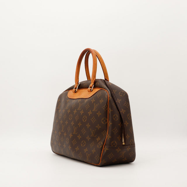 Vue de cote Louis Vuitton Deauville Monogram occasion — AMANA Vintage