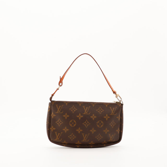 Pochette Accessoires Louis Vuitton toile Monogram vue de face occasion authentique — AMANA Vintage
