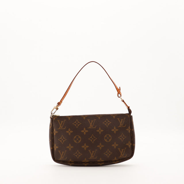 Pochette Accessoires Louis Vuitton toile Monogram vue de trois quarts droit — AMANA Vintage