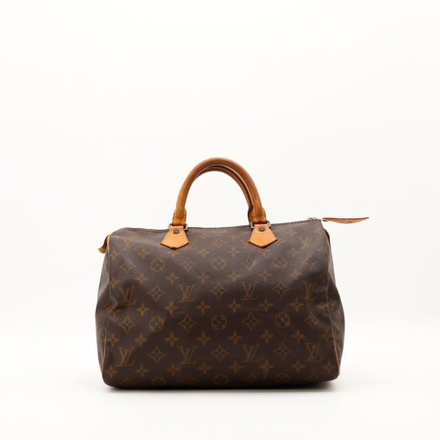 Sac Louis Vuitton Speedy 30 Toile Monogramme vue de face occasion authentique — AMANA Vintage