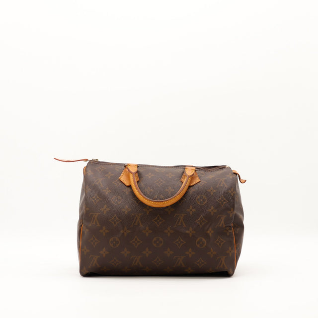 Louis Vuitton Speedy 30 vue de dos toile monogramme occasion — AMANA Vintage
