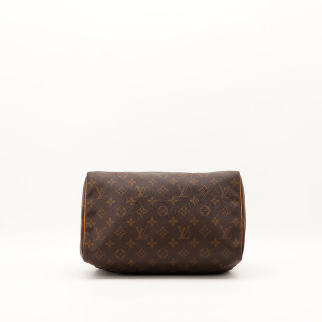 Intérieur Louis Vuitton Speedy 30 doublure marron propre poche zip — AMANA Vintage