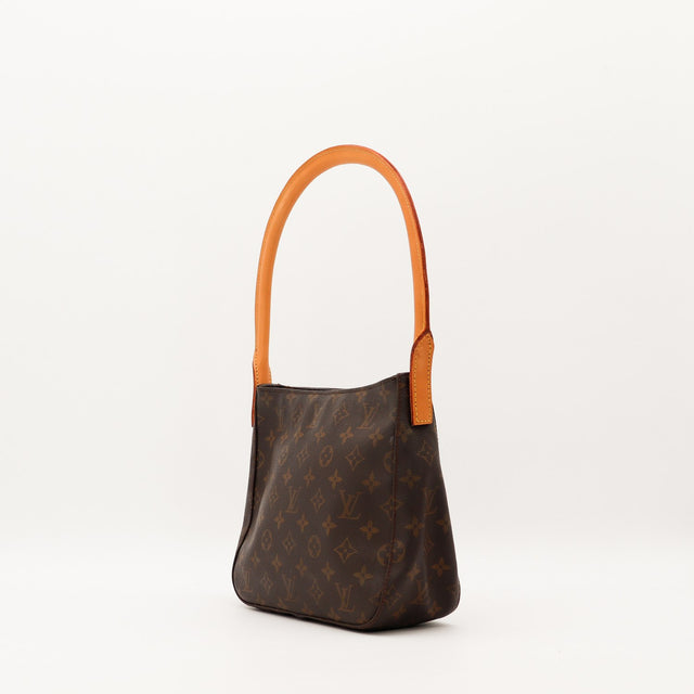 Vue de profil Louis Vuitton Looping MM silhouette souple — AMANA Vintage
