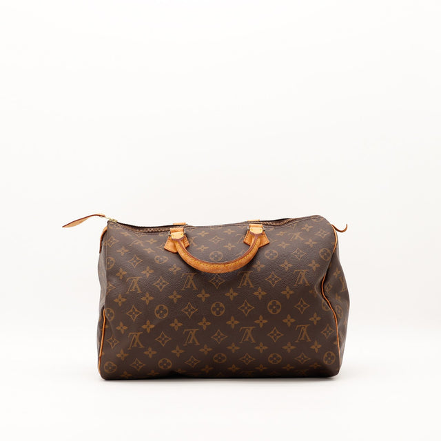 Louis Vuitton Speedy 35 vue de face dos occasion — AMANA Vintage
