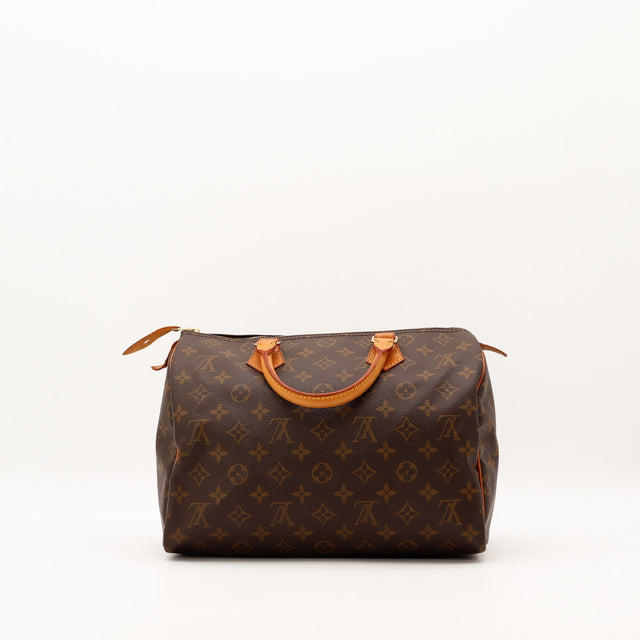 Louis Vuitton Speedy 30 vue de face arrière toile Monogram — AMANA Vintage
