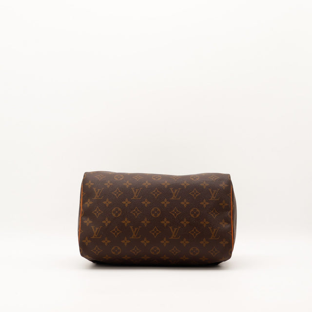 Louis Vuitton Speedy 30 vue du dessous toile Monogram occasion — AMANA Vintage