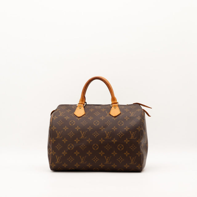 Sac Louis Vuitton Speedy 30 Toile Monogramme vue de face occasion authentique — AMANA Vintage