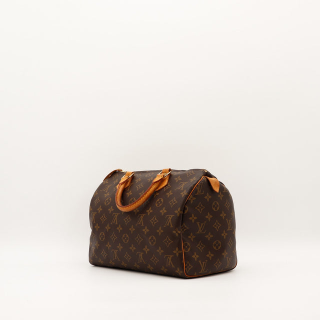 Louis Vuitton Speedy 30 vue trois quarts droite occasion authentique — AMANA Vintage