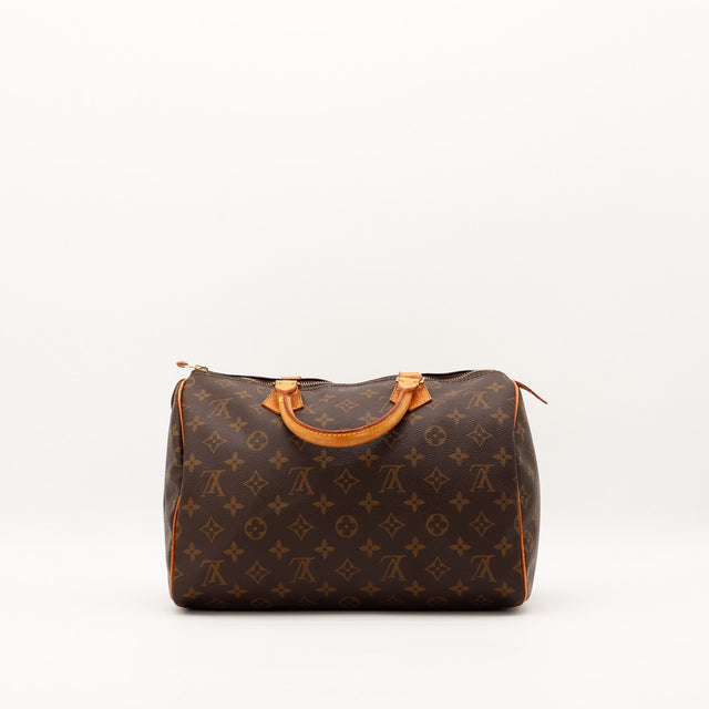Vue de dos Louis Vuitton Speedy 30 toile Monogram occasion — AMANA Vintage