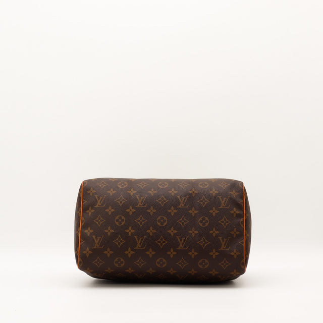 Vue du fond Louis Vuitton Speedy 30 toile Monogram — AMANA Vintage