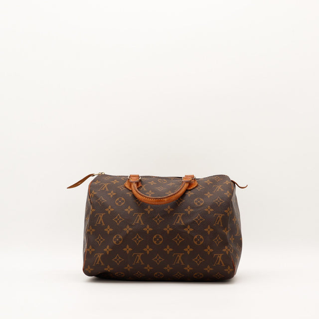Louis Vuitton Speedy 30 vue de face arrière toile Monogram — AMANA Vintage