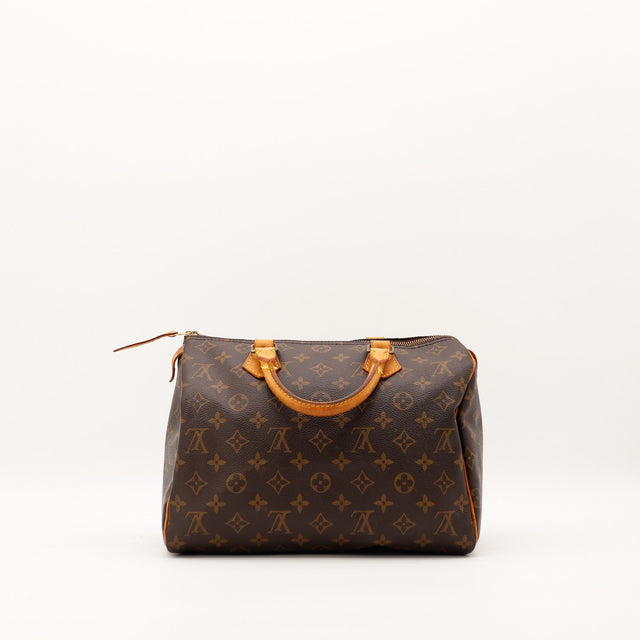 Louis Vuitton Speedy 30 vue de dos Toile Monogramme occasion — AMANA Vintage