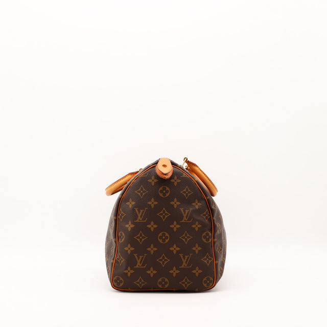 Vue de profil Louis Vuitton Speedy 35 Toile Monogramme occasion — AMANA Vintage