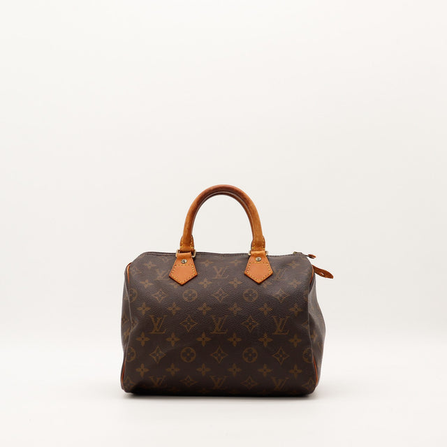 Sac Louis Vuitton Speedy 25 toile Monogram vue de face occasion authentique — AMANA Vintage
