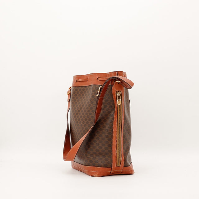 Sac seau Celine Macadam detail zip lateral occasion authentique — AMANA Vintage