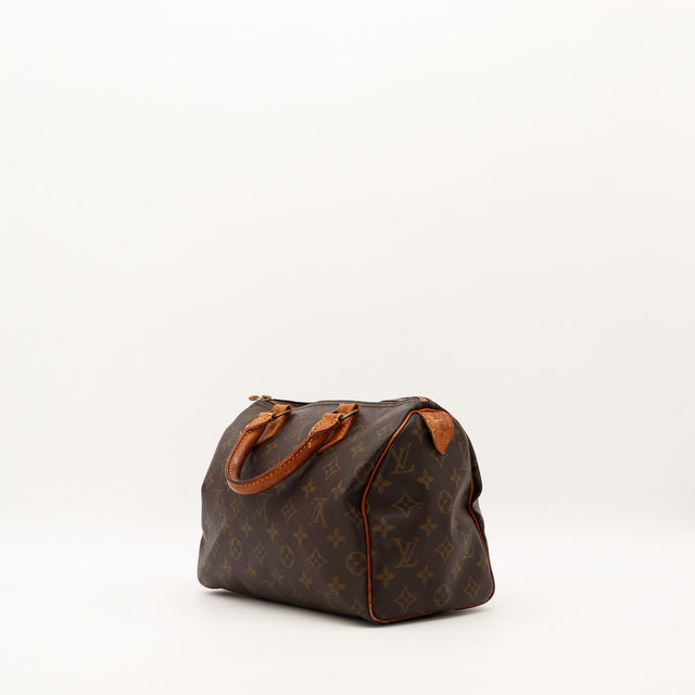 Vue de dessous Louis Vuitton Speedy 25 toile Monogram — AMANA Vintage