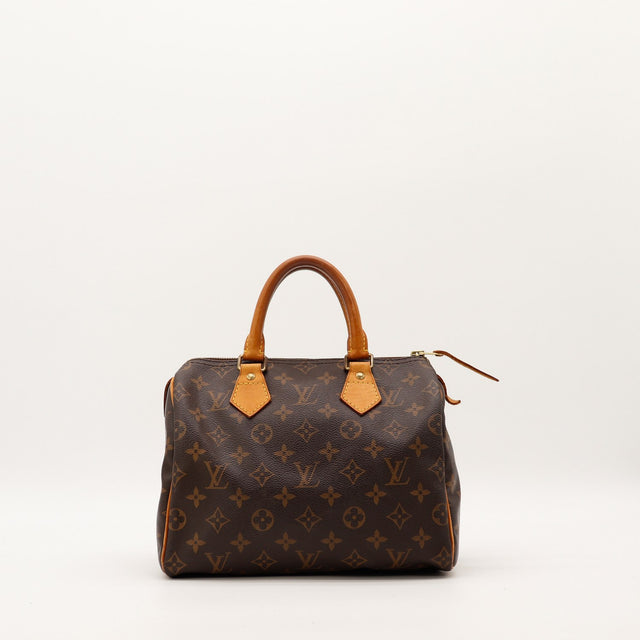 Sac Louis Vuitton Speedy 25 toile Monogram vue de face occasion authentique — AMANA Vintage