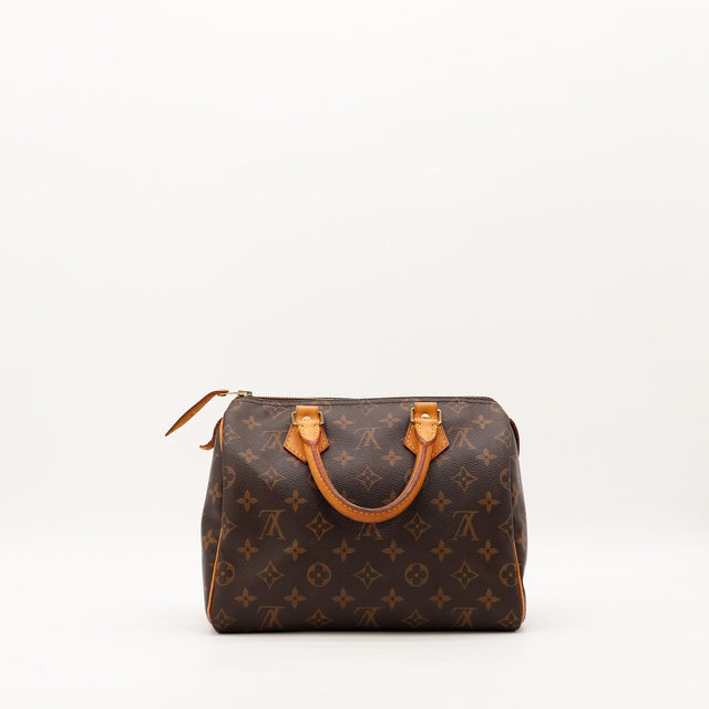 Vue de dos Louis Vuitton Speedy 25 toile Monogram authentique — AMANA Vintage