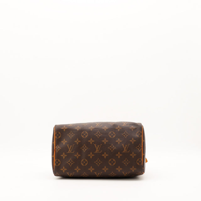 Vue du fond Louis Vuitton Speedy 25 toile Monogram propre — AMANA Vintage