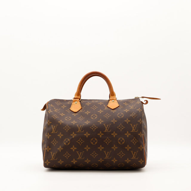 Sac Louis Vuitton Speedy 30 Toile Monogram vue de face occasion authentique — AMANA Vintage