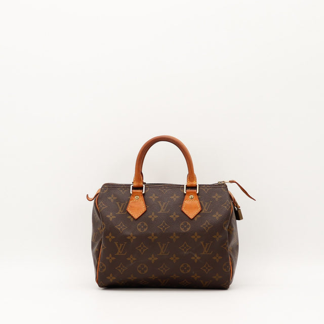 Vue de face Louis Vuitton Speedy 25 Toile Monogramme occasion authentique — AMANA Vintage