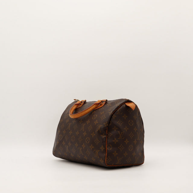 Vue de dessous Louis Vuitton Speedy 30 toile Monogramme — AMANA Vintage