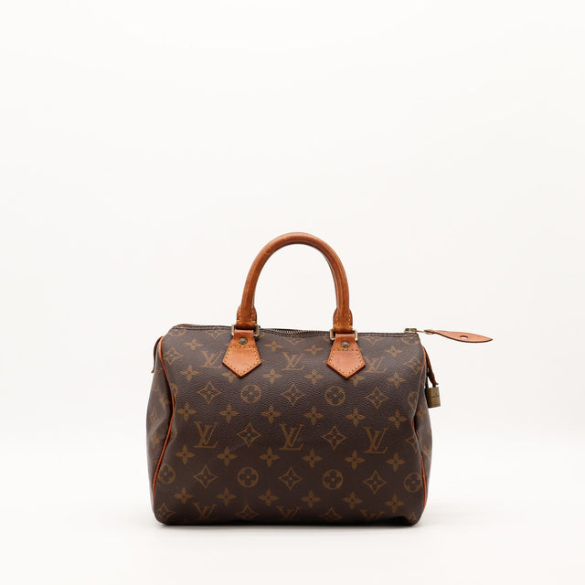 Sac Louis Vuitton Speedy 25 toile Monogram vue de face occasion authentique — AMANA Vintage
