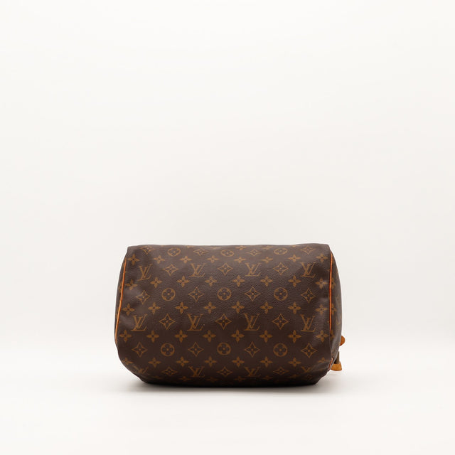 Vue du fond Louis Vuitton Speedy 30 toile Monogramme — AMANA Vintage