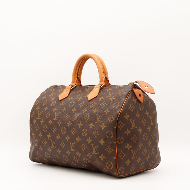 Vue de dos Louis Vuitton Speedy 30 Toile Monogramme occasion authentique — AMANA Vintage