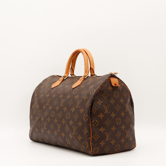 Vue de dos Louis Vuitton Speedy 35 Toile Monogramme occasion authentique — AMANA Vintage
